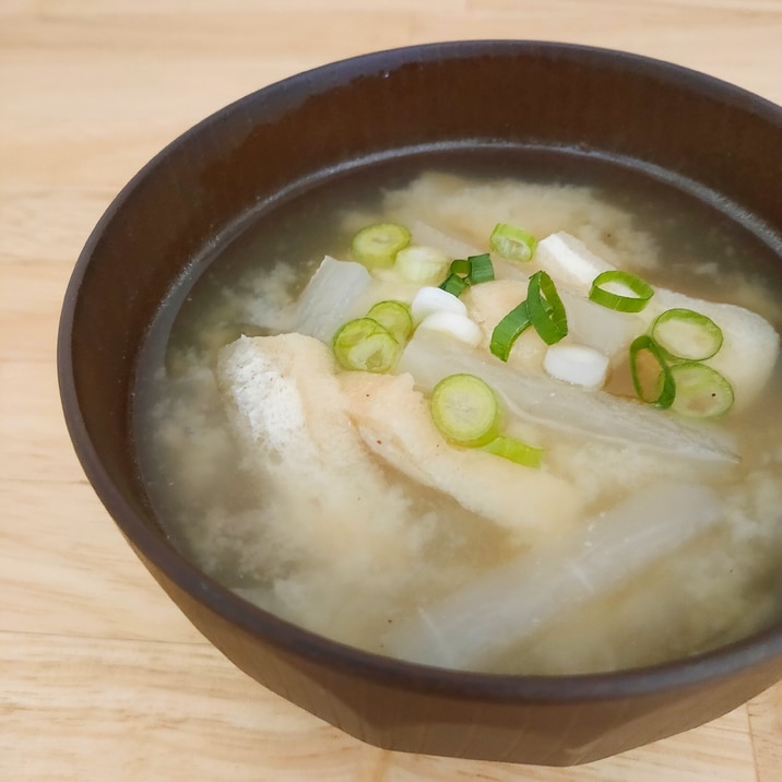 大根と油揚げの味噌汁